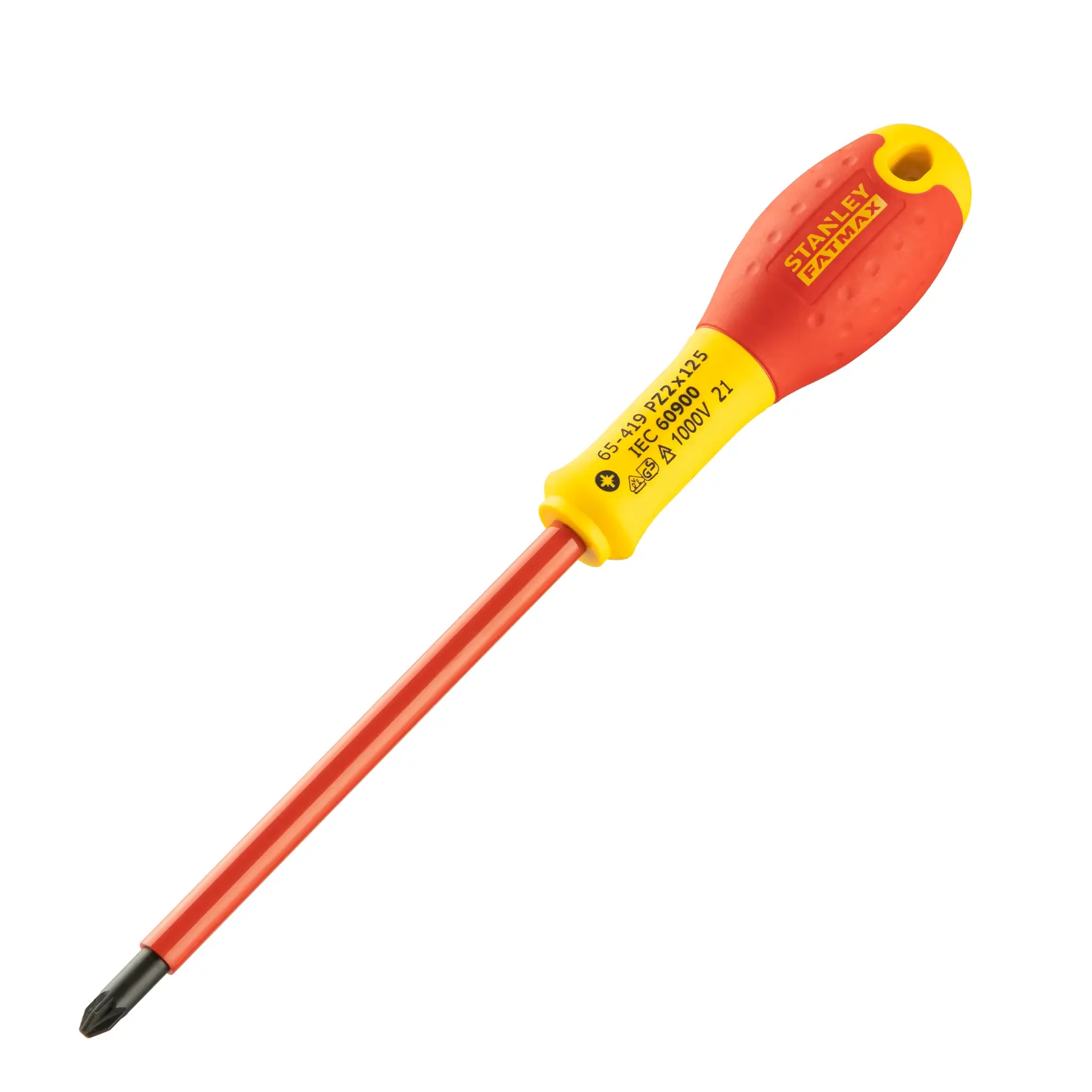 STANLEY FATMAX Insulated Pozidriv PZ2 x 125mm Screwdriver 0-65-419