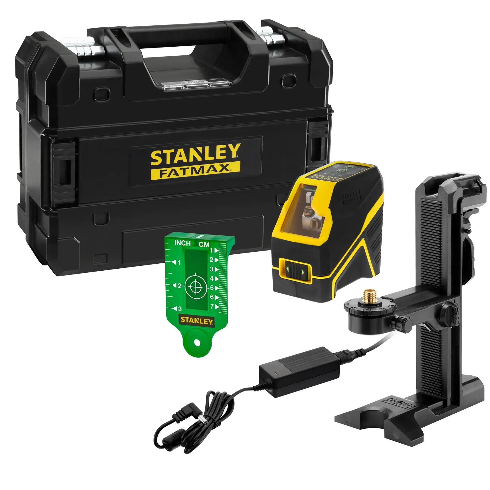 Nivelă laser cu linie transversală verde STANLEY® FATMAX® li-ion